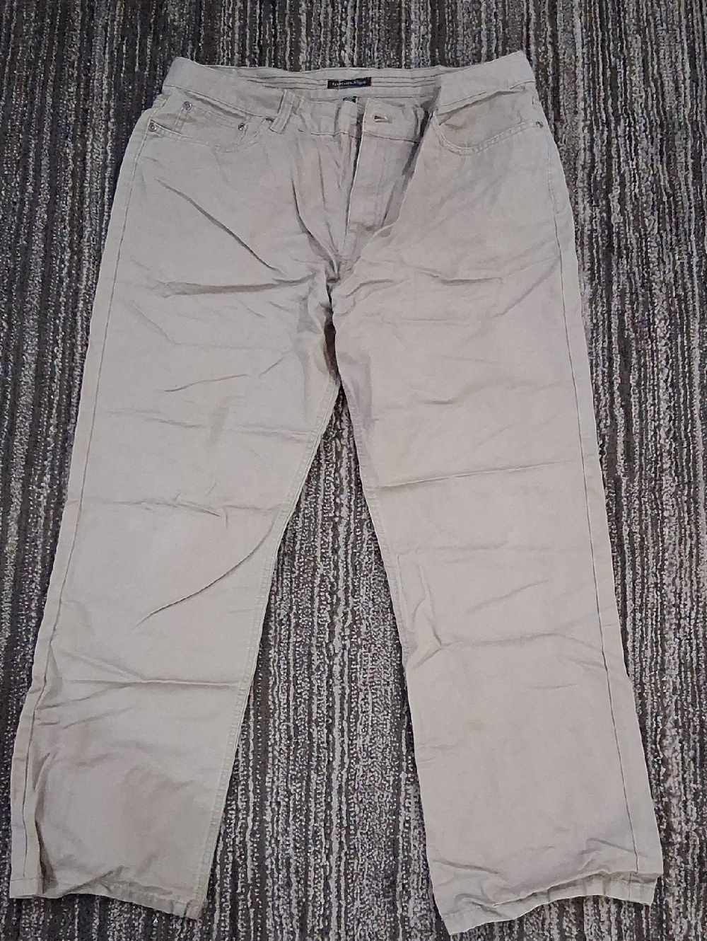 Van Heusen Men's Straight Chino Pants - Beige